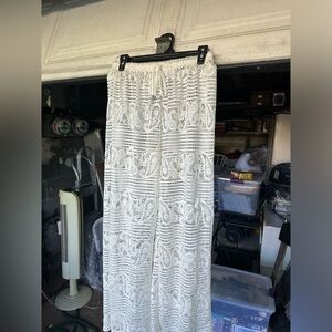 White Pants Cover Up